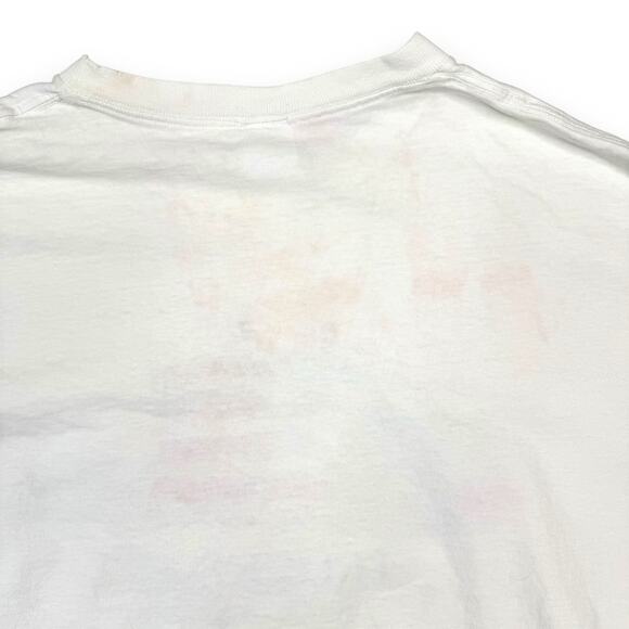 Vintage American Trucking Tshirt 18 Wheeler Cab American Flag White Size XXL - Picture 6 of 7